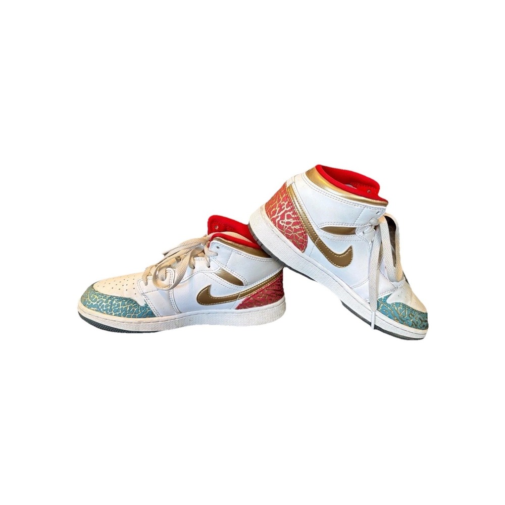 Limited Edition Rare Nike Air Jordan 1 Mid NC To Chi 2023  FB2212-100 Size  4.5 - Picture 4 of 12
